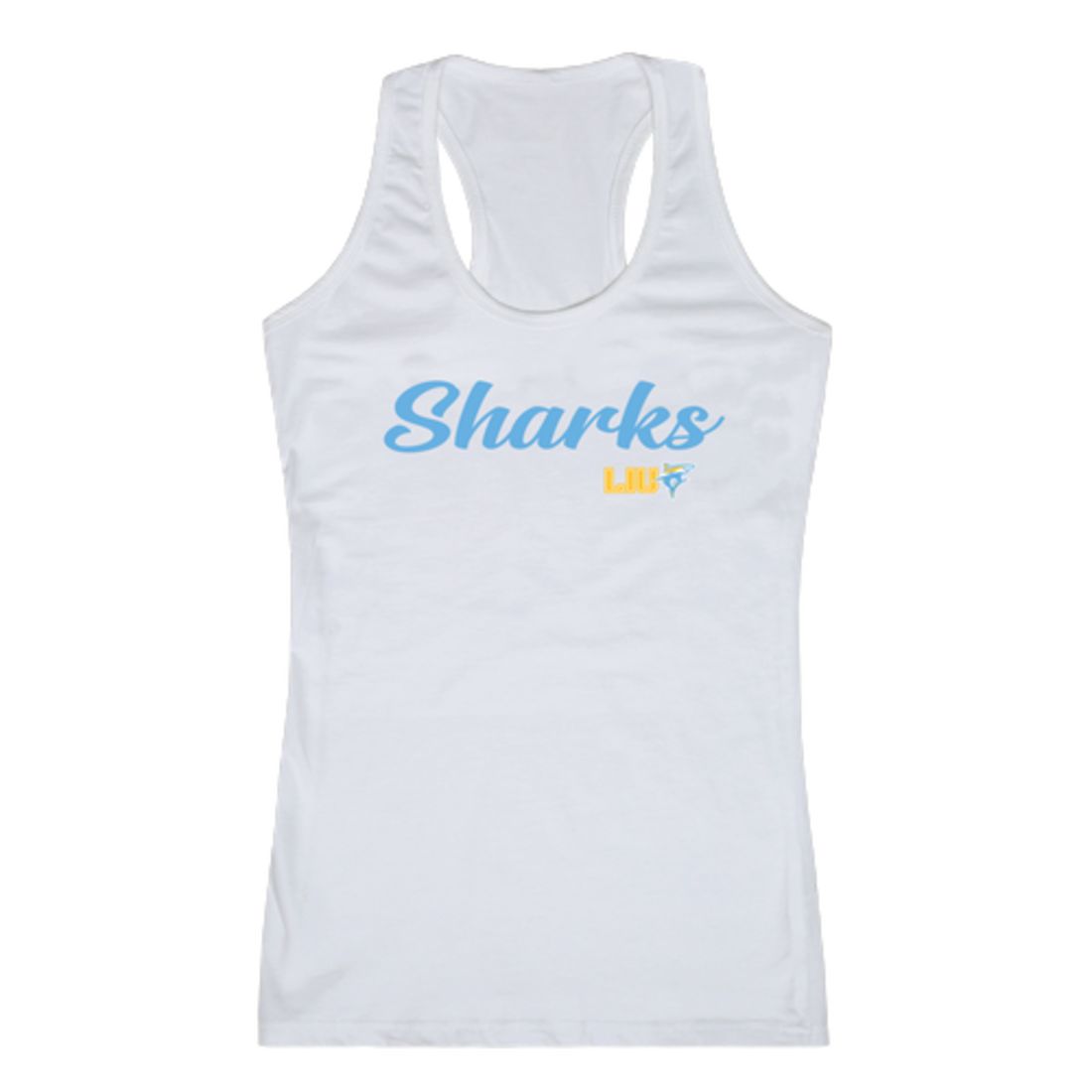 LIU Long Island University Post Pioneers Womens Script Tank Top T-Shirt-Campus-Wardrobe