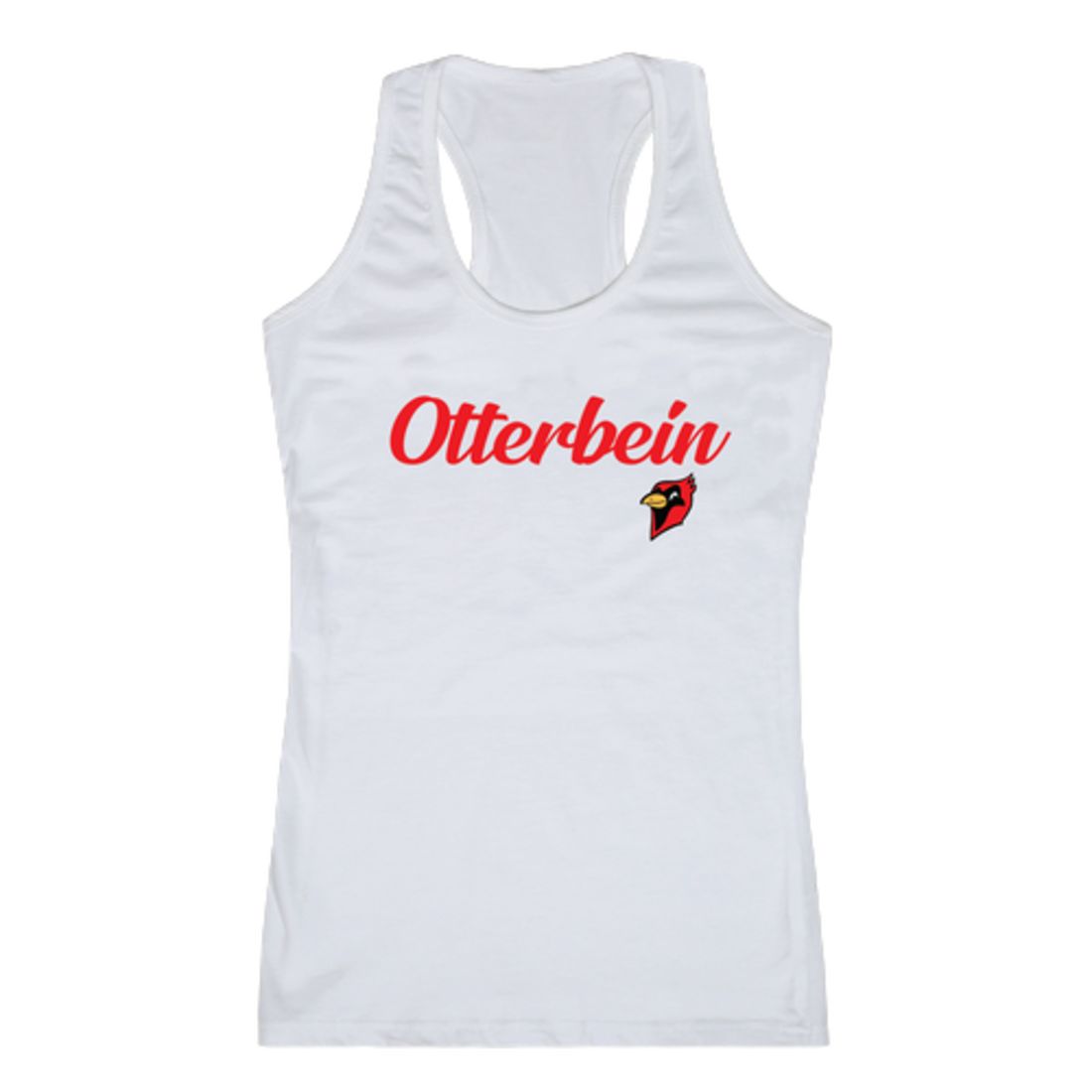 Otterbein Universitys Womens Script Tank Top T-Shirt-Campus-Wardrobe