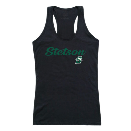 Stetson University Hatters Womens Script Tank Top T-Shirt-Campus-Wardrobe