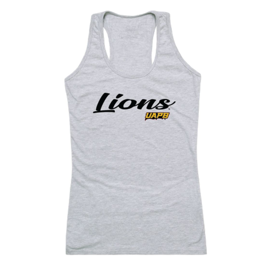 UAPB University of Arkansas Pine Bluffen Lions Womens Script Tank Top T-Shirt-Campus-Wardrobe
