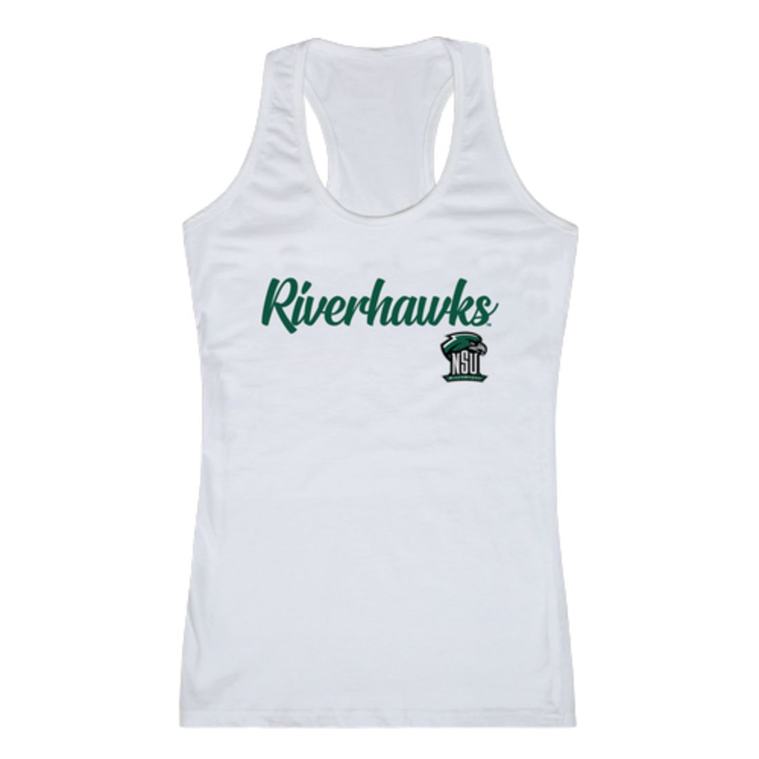 NSU Northeastern State University RiverHawks Womens Script Tank Top T-Shirt-Campus-Wardrobe