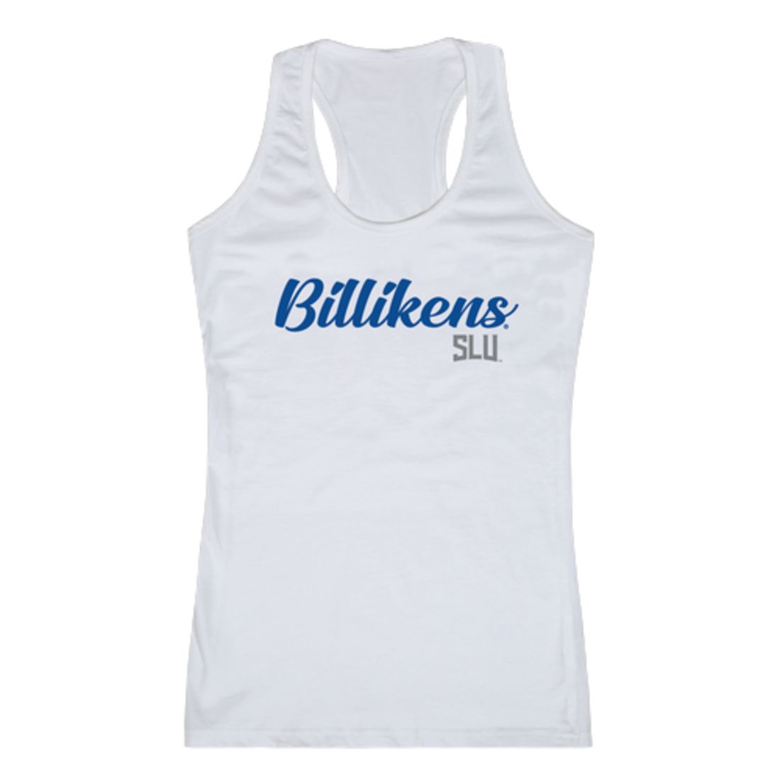 SLU Saint Louis University Billikens Womens Script Tank Top T-Shirt-Campus-Wardrobe