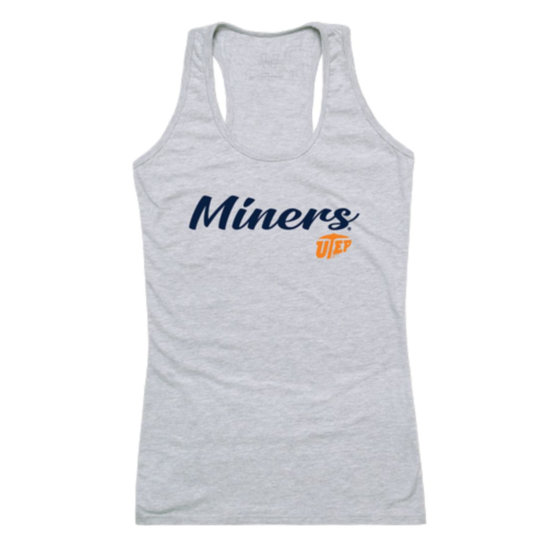 UTEP University of Texas at El Paso Miners Womens Script Tank Top T-Shirt-Campus-Wardrobe