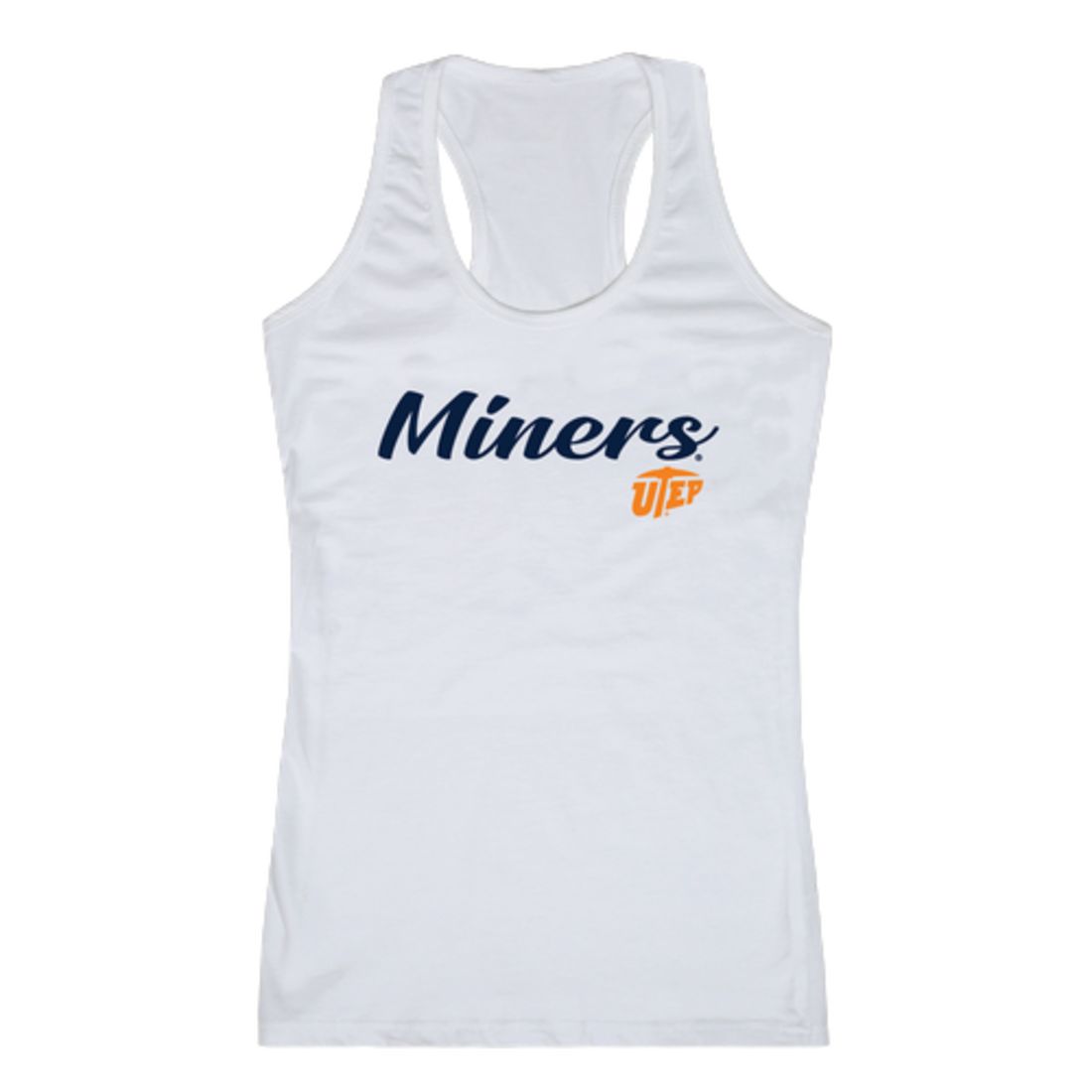 UTEP University of Texas at El Paso Miners Womens Script Tank Top T-Shirt-Campus-Wardrobe