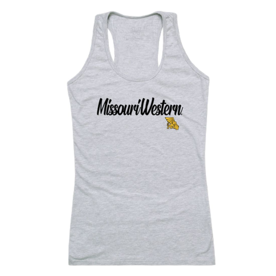 MWSU Missouri Western State University Griffons Womens Script Tank Top T-Shirt-Campus-Wardrobe