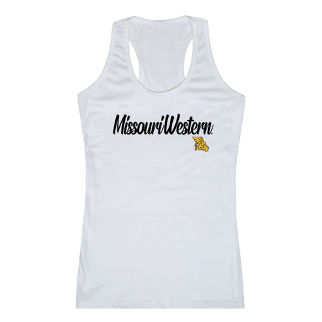 MWSU Missouri Western State University Griffons Womens Script Tank Top T-Shirt-Campus-Wardrobe