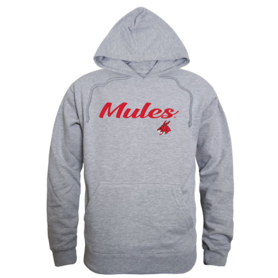 UCM University of Central Missouri Mules Mens Script Hoodie Sweatshirt Black-Campus-Wardrobe