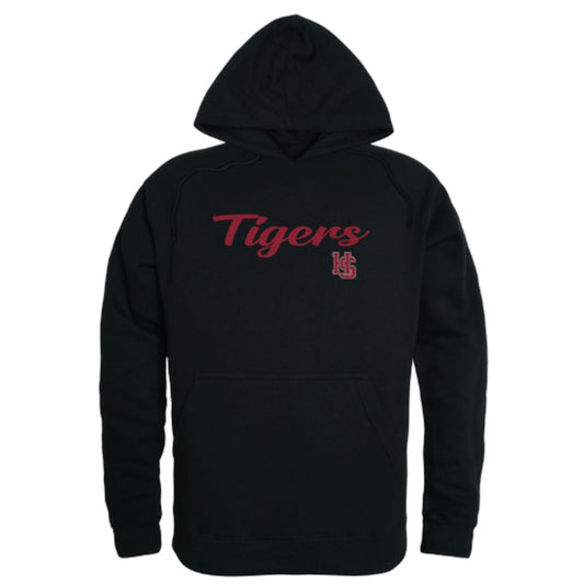 HSC Hampden-Sydney College Tigers Mens Script Hoodie Sweatshirt Black-Campus-Wardrobe