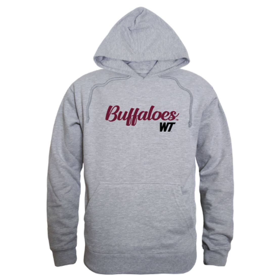 WTAMU West Texas A&M University Buffaloes Mens Script Hoodie Sweatshirt Black-Campus-Wardrobe
