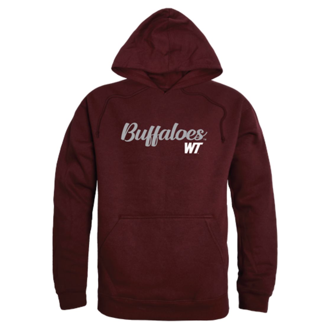 WTAMU West Texas A&M University Buffaloes Mens Script Hoodie Sweatshirt Black-Campus-Wardrobe