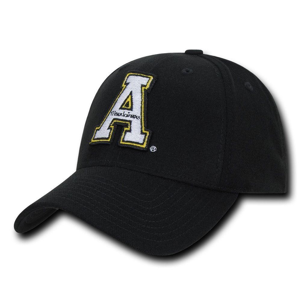 NCAA Appalachian State University Low Constructed Flex Acrylic Baseball Caps Hat-Campus-Wardrobe