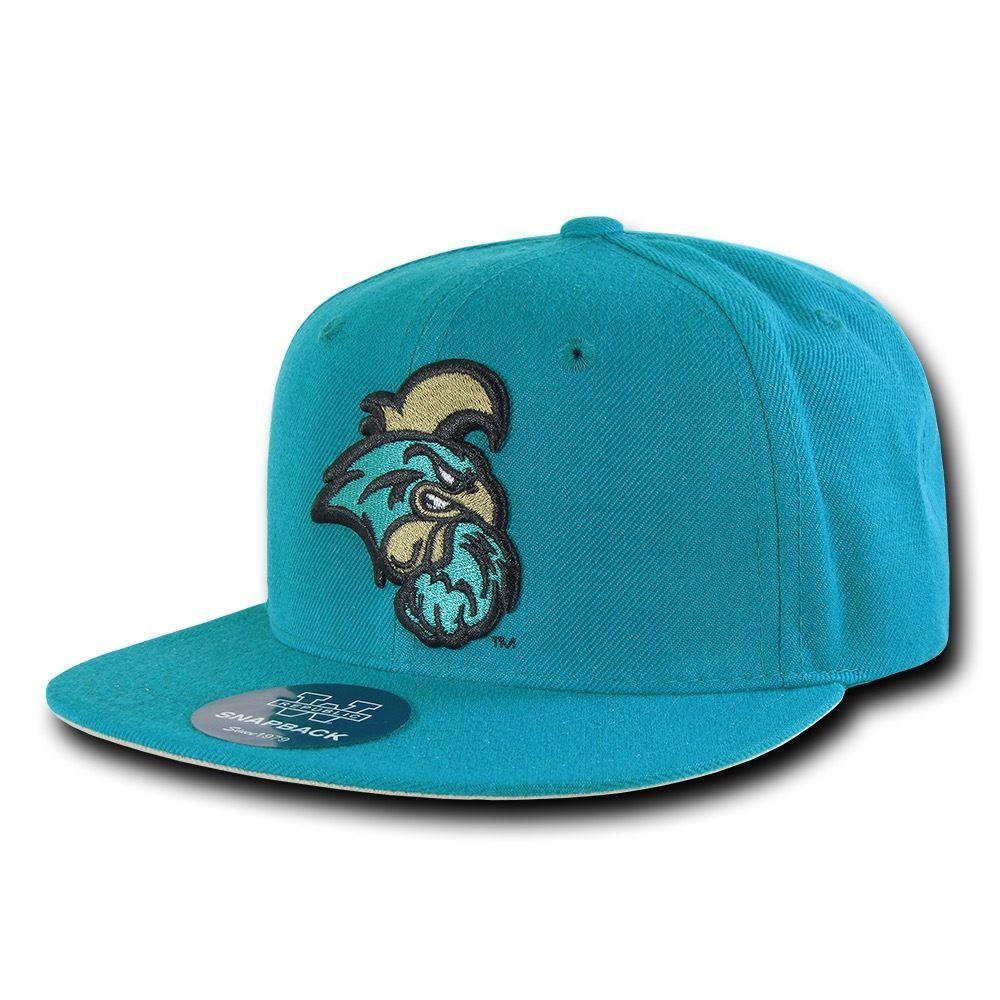 NCAA Coastal Carolina Chanticleers University Snapback Baseball Caps Hats Teal-Campus-Wardrobe