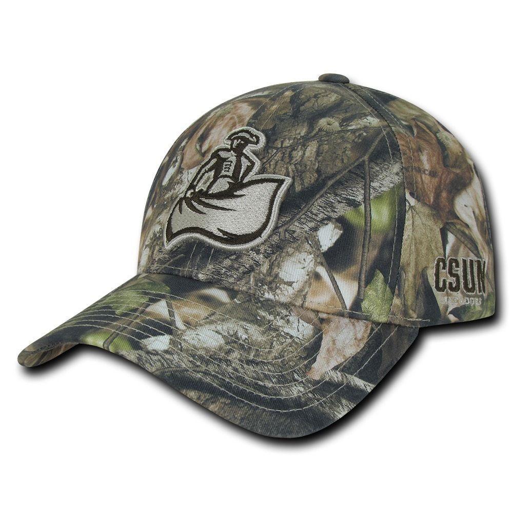 NCAA Csun Cal State Northridge U Matadors Structured Hybricam Camo Caps Hats Gbr-Campus-Wardrobe