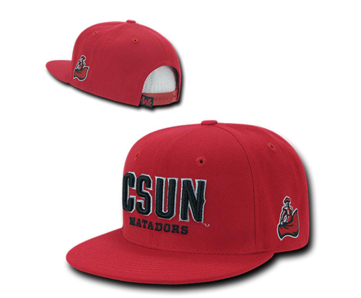 Cal State Northridge Matadors University Snapback Hat New Red 