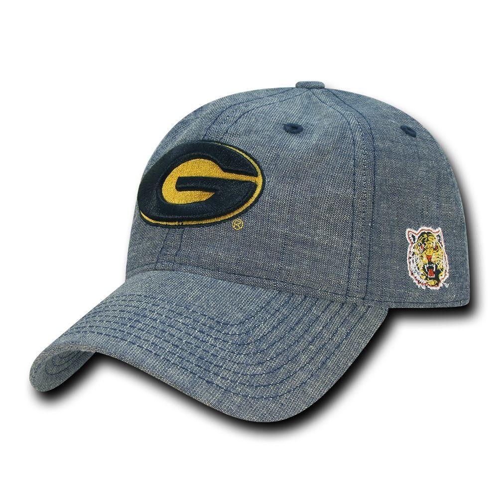 NCAA Grambling State Tigers University 6 Panel Cotton Relaxed Denim Caps Hats-Campus-Wardrobe