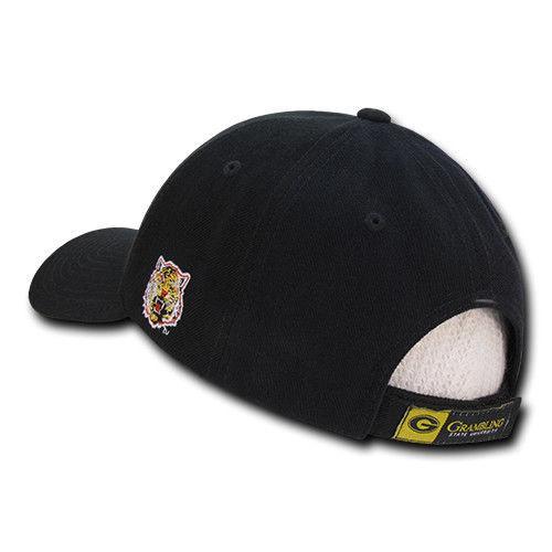 NCAA Grambling State University Structured Acrylic Baseball 6 Panels Caps Hat-Campus-Wardrobe
