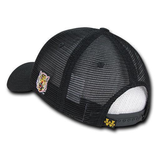 NCAA Grambling University Cotton Structured Trucker Caps Hats Black-Campus-Wardrobe