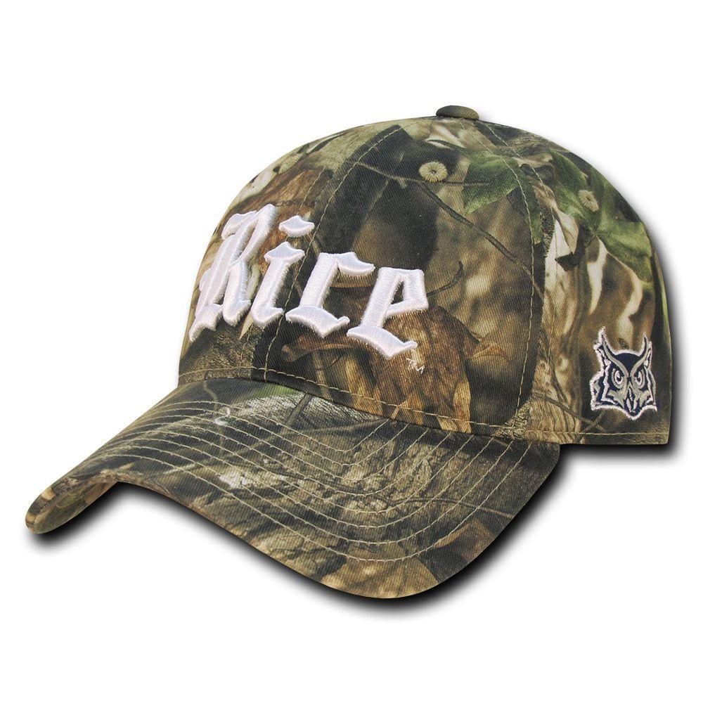 NCAA Rice Owls University Relaxed Hybricam Camouflage Camo Caps Hats-Campus-Wardrobe