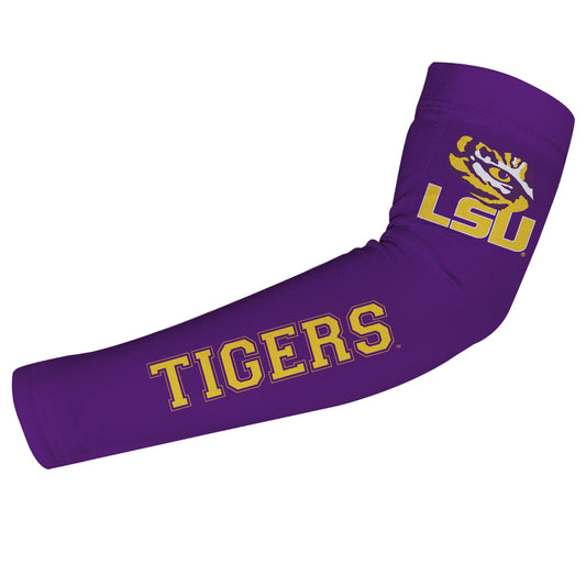 LSU Tigers Purple Arm Sleeves Pair - Vive La F̻te - Online Apparel Store