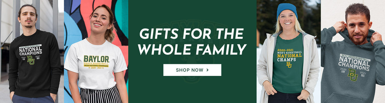 Gifts for the Whole Family. Kids wearing apparel from BU Baylor University Bears