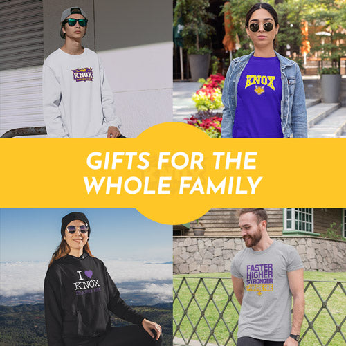 Gifts for the Whole Family. People wearing apparel from Knox College Prairie Fire - Mobile Banner