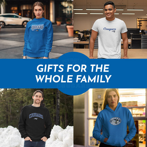 Gifts for the Whole Family. People wearing apparel from University of Saint Francis Cougars - Mobile Banner