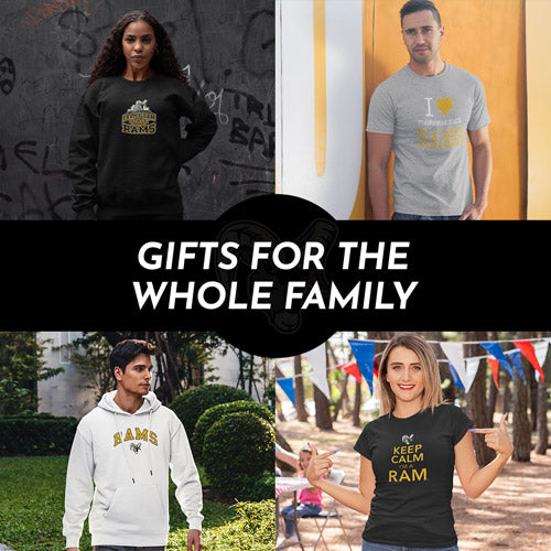 Gifts for the Whole Family. People wearing apparel from Framingham State University Rams - Mobile Banner