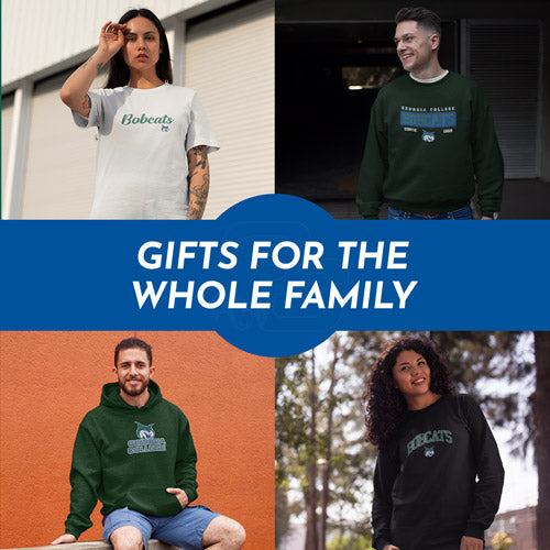 Gifts for the Whole Family. People wearing apparel from Georgia College and State University Bobcats - Mobile Banner