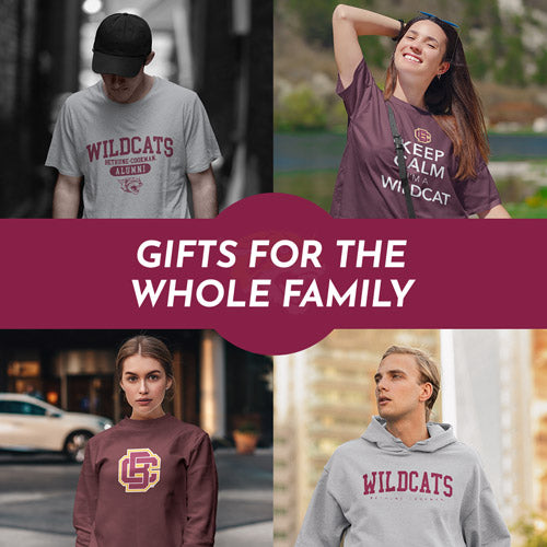 Gifts for the Whole Family. People wearing apparel from Bethune-Cookman University Wildcats Official Team Apparel - Mobile Banner