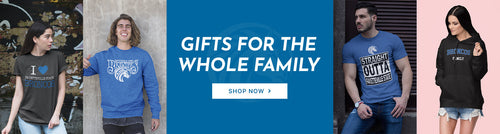 Gifts for the Whole Family. People wearing apparel from Fayetteville State University Broncos - Mobile Banner