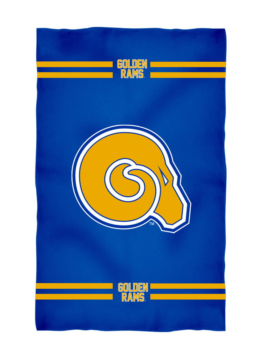 Albany State Rams Blue Beach Bath Towel by Vive La Fete