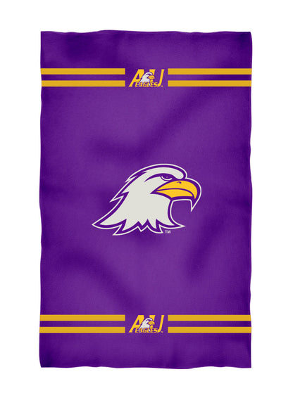 Ashland Eagles AU Purple Beach Bath Towel by Vive La Fete