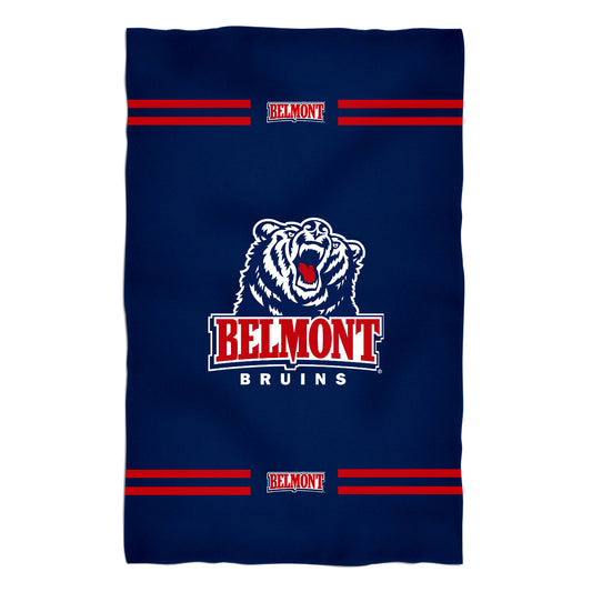 Belmont University Bruins Blue Beach Bath Towel by Vive La Fete