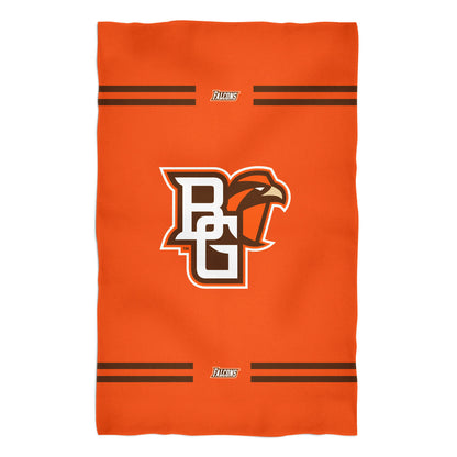 Bowling Green Falcons Orange Beach Bath Towel by Vive La Fete