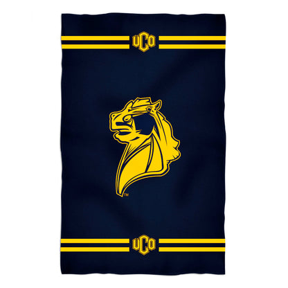 Central Oklahoma Bronchos Navy Beach Bath Towel by Vive La Fete