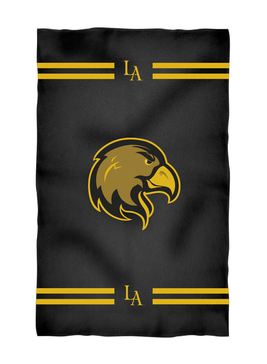 Cal State LA Golden Eagles Black Beach Bath Towel by Vive La Fete
