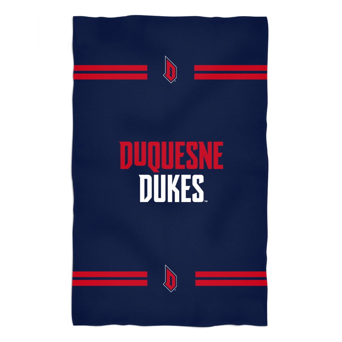 Duquesne Dukes Blue Beach Bath Towel by Vive La Fete