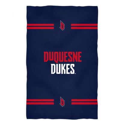Duquesne Dukes Blue Beach Bath Towel by Vive La Fete