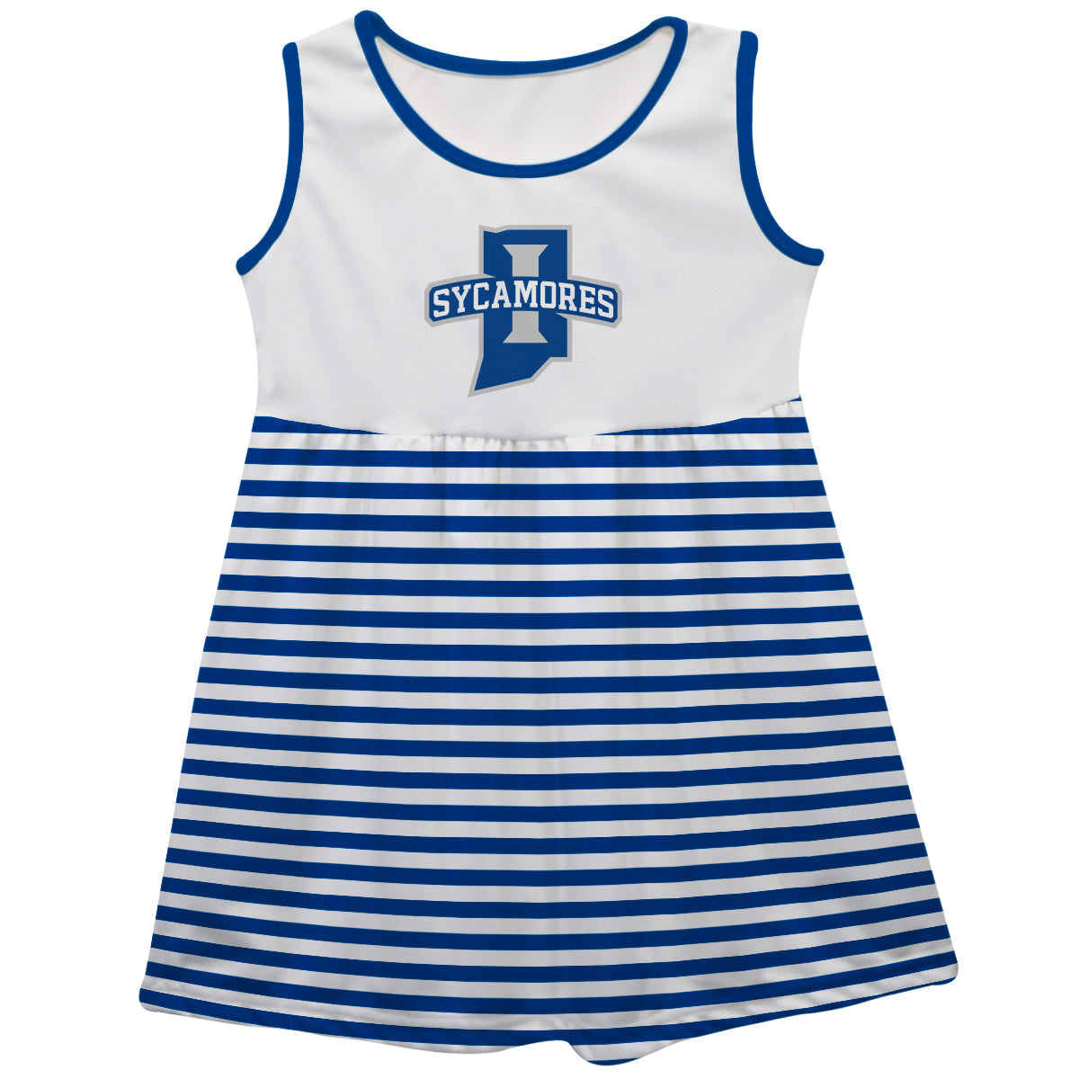 Indiana State University Sleeveless Tank Dress by Vive La Fete-Campus-Wardrobe