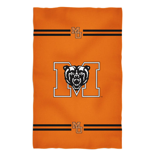 Mercer Bears MU Orange Beach Bath Towel by Vive La Fete