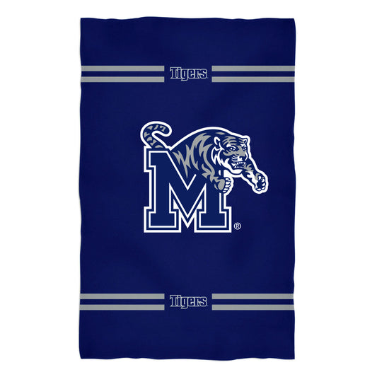 Memphis Tigers Blue Beach Bath Towel 51 x 32 by Vive La Fete