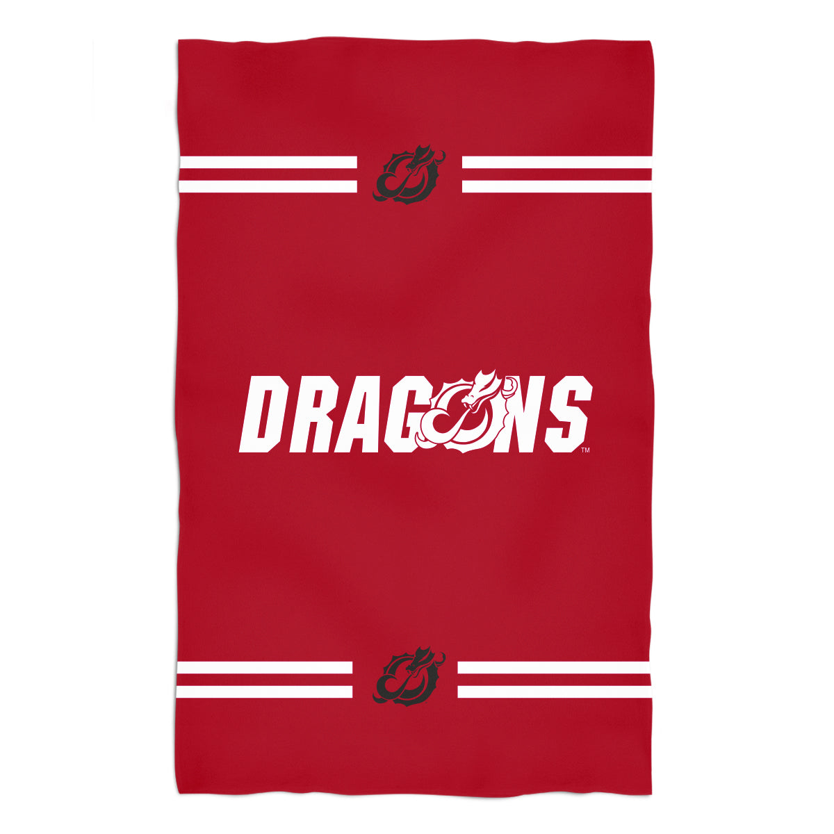 Minnesota State Dragons Red Beach Bath Towel by Vive La Fete