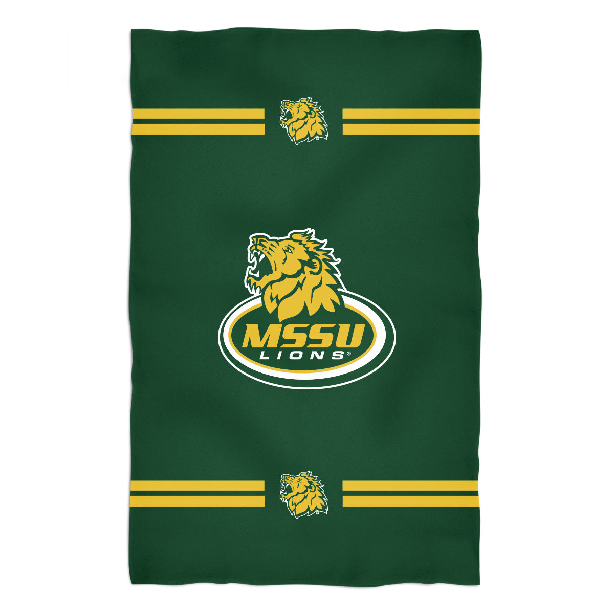 Missouri Southern Lions MSSU Green Beach Bath Towel by Vive La Fete