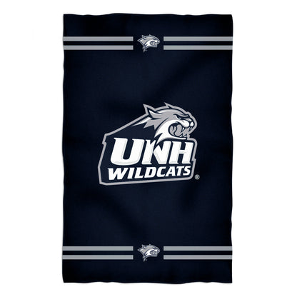 New Hampshire Wildcats UNH Navy Beach Bath Towel by Vive La Fete