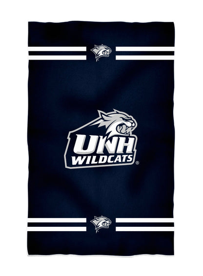 New Hampshire Wildcats UNH Blue Beach Bath Towel by Vive La Fete