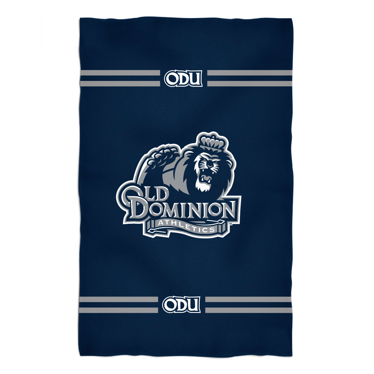 Old Dominion Monarchs Navy Beach Bath Towel by Vive La Fete