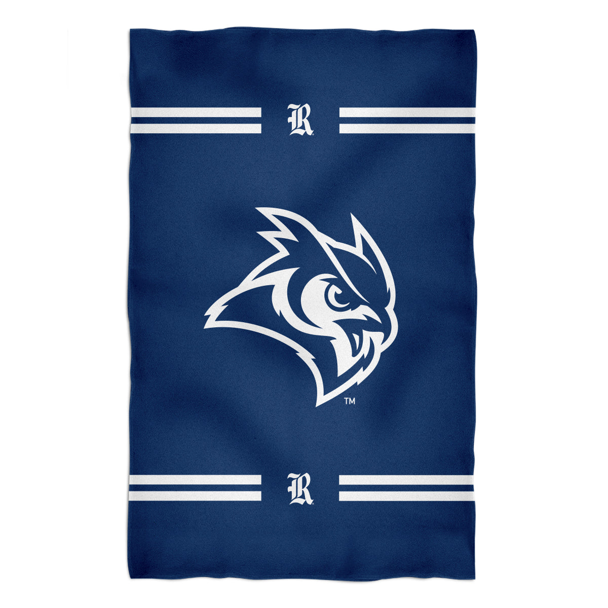 Rice University Owls Blue Beach Bath Towel by Vive La Fete