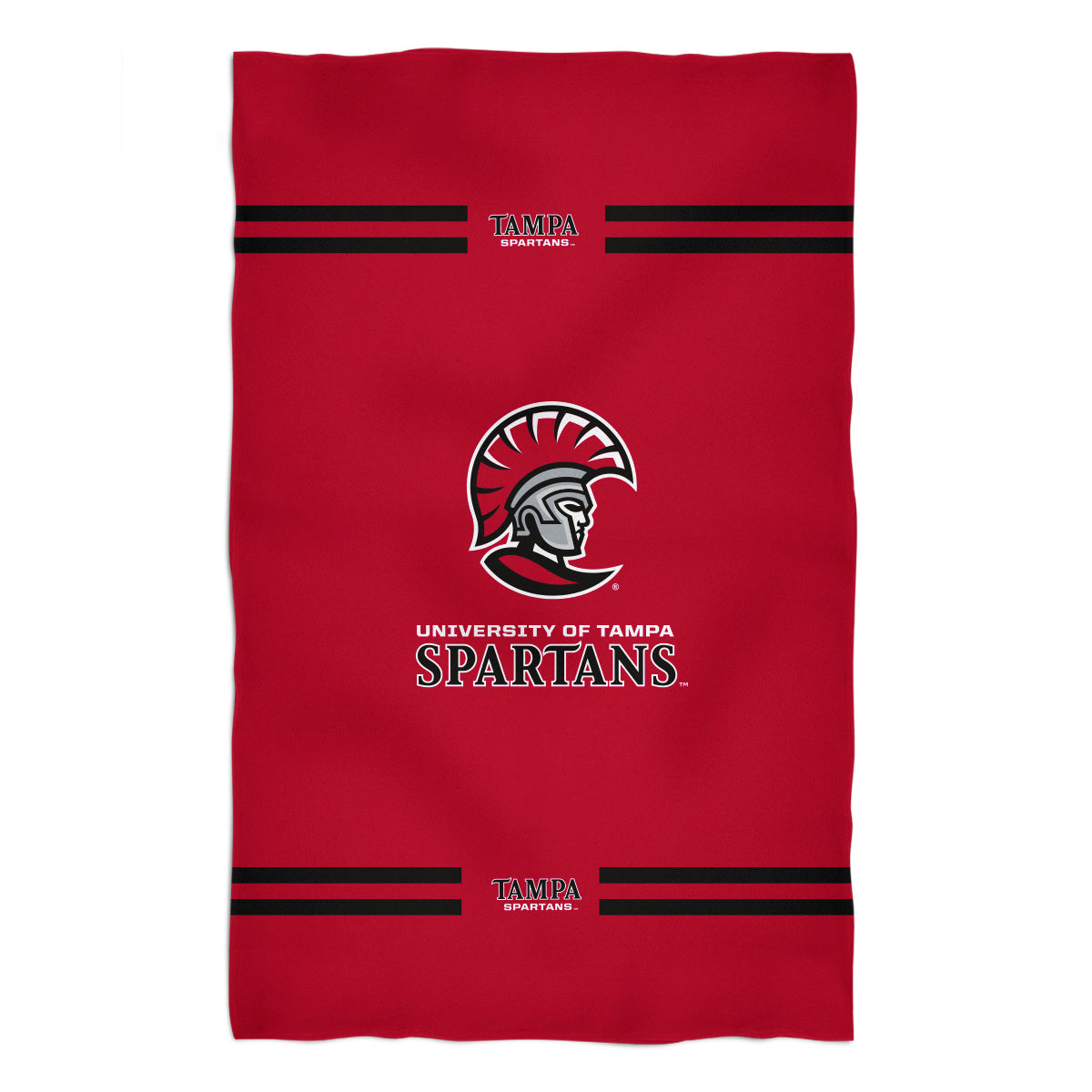 Tampa Spartans Red Beach Bath Towel by Vive La Fete