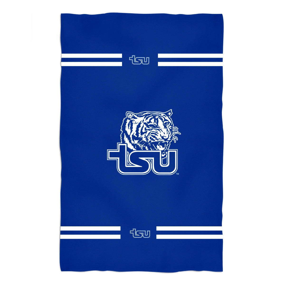 Tennessee State Tigers Blue Beach Bath Towel by Vive La Fete