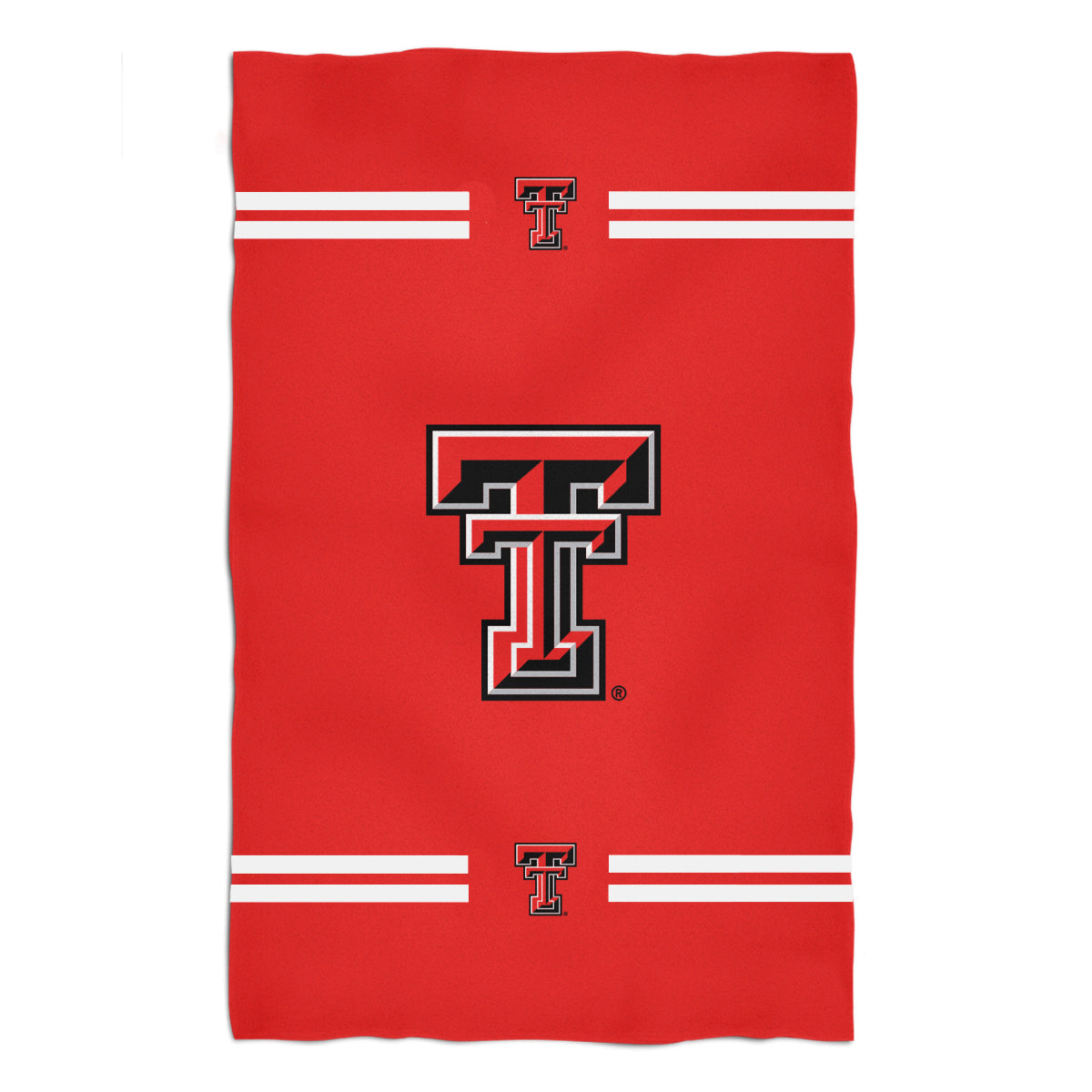 Texas Tech Red Raiders Red Beach Bath Towel by Vive La Fete